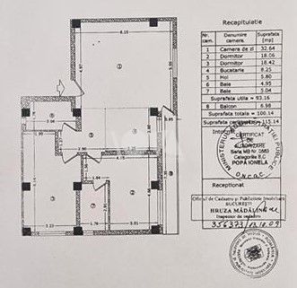De vânzare 3 camere spațios, bloc tip vilă 2010, Ștefan cel Mare/Obor - Poză 12