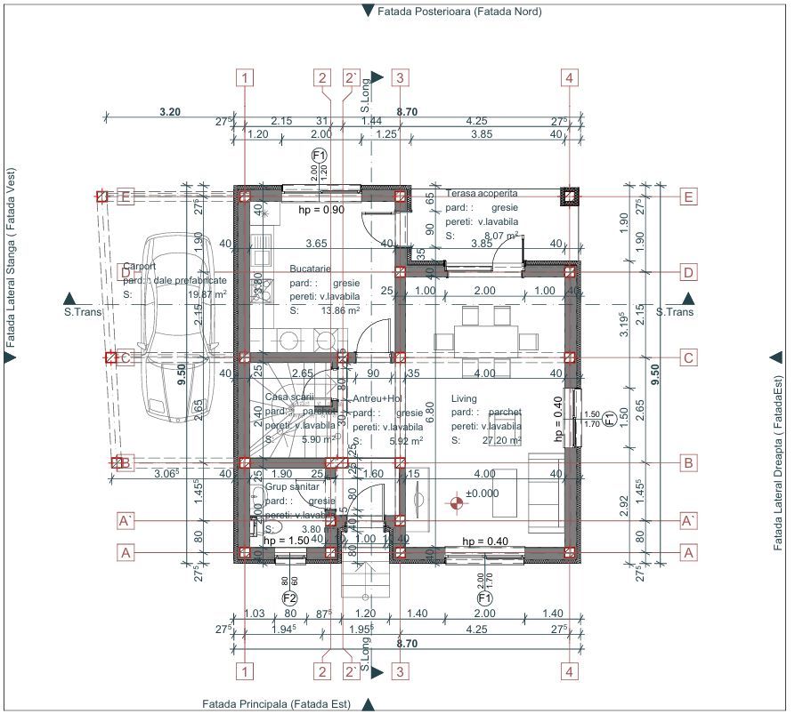 De vanzare casa in constructie  4 camere P+1E, Cristian Sibiu - Poză 3