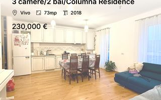 3 camere/2 băi/Columna Residence - Poză 1