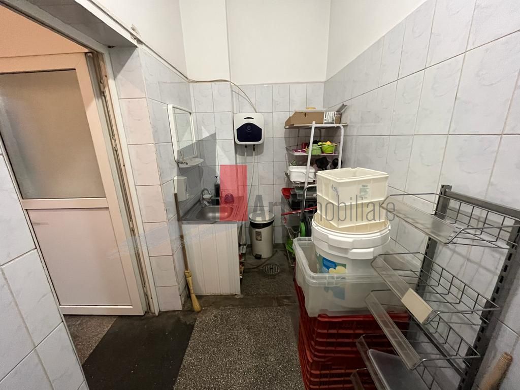 Spatiul "OBERT" , vitrina cu deschidere mare la strada, trafic pietonal si auto - Poză 2