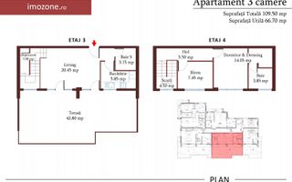 Drumul Taberei - Intrarea Ghidigeni, bloc nou, 3 camere- 66 mp+ 43 mp terasa - Poză 1