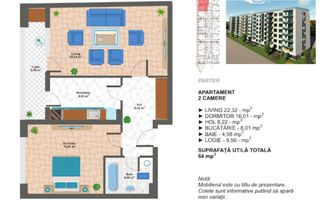 APARTAMENT 2 CAMERE DRUMUL - BINELUI - Poză 4
