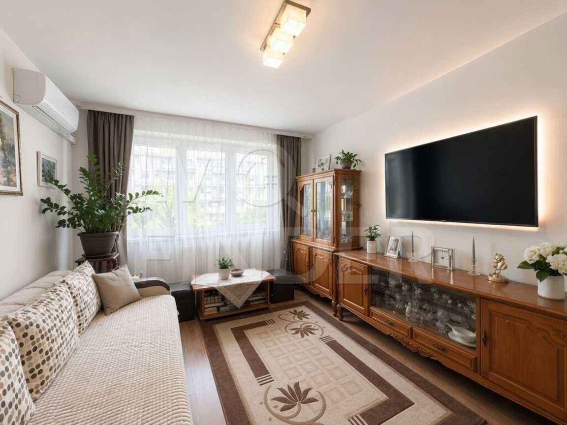 Apartament semidecomandat | 43 mp | Etaj 5 | Balcon închis | Mobilat complet - Poză 4