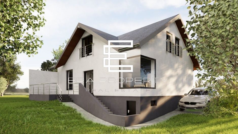 Casa individuala -pivnita-teren 350 mp- priveliste superba - Poză 1