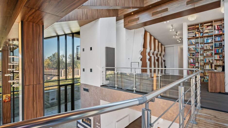 Vilă Futuristă: Eleganță & Inovație la limita pădurii, piscină, 4500mp - Poză 46