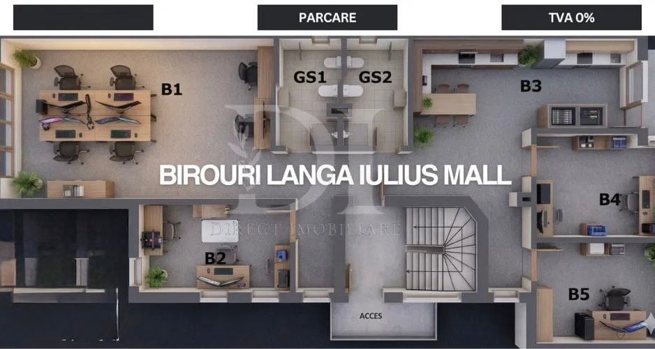 Spațiu de birouri – zonă premium, lângă Iulius - Poză 1