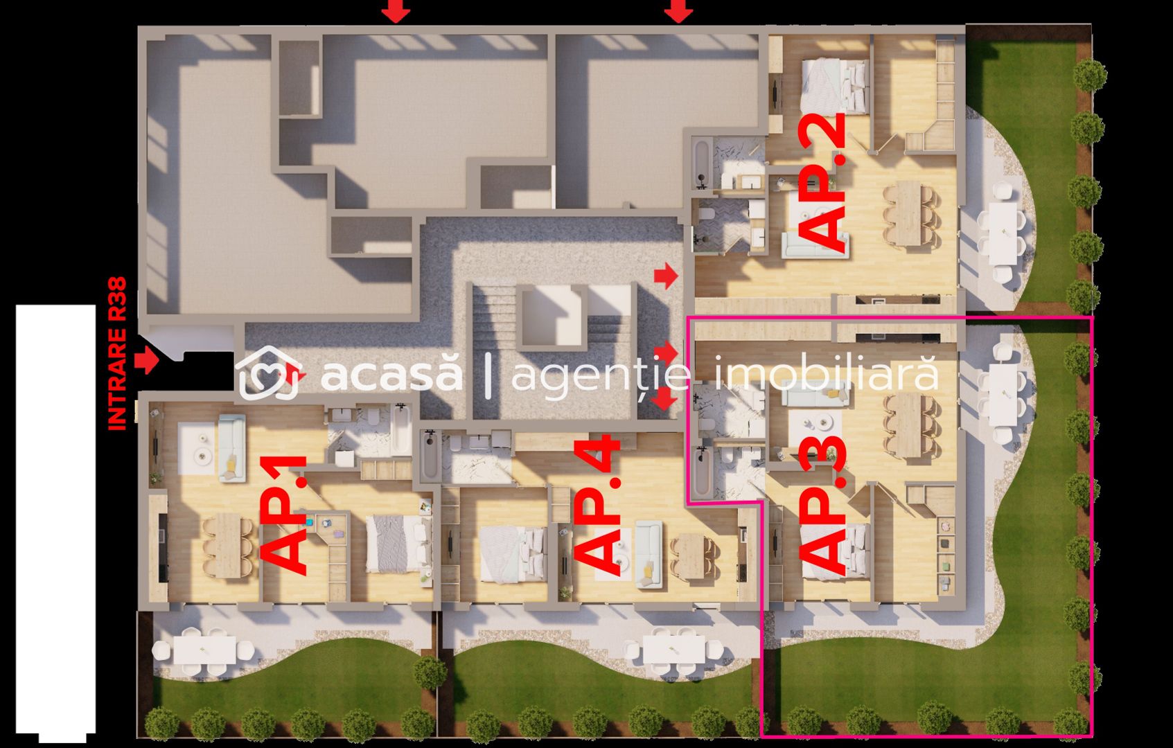 Direct de la DEZVOLTATOR. Apartament cu grădina de 81 mp. TVA 5% - Poză 2