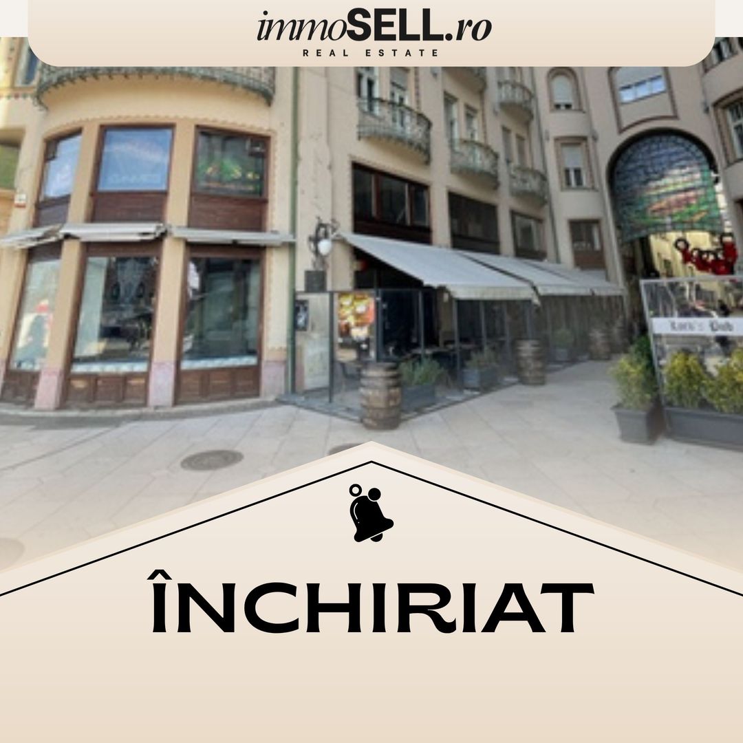 Oportunitate rară – spațiu HoReCa de vânzare în Pasajul Vulturul Negru - Poză 1
