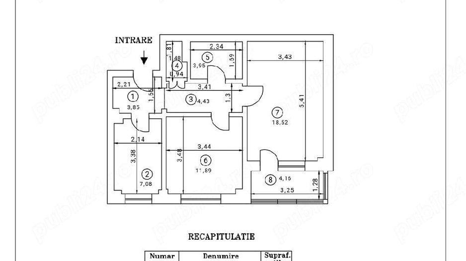 Vând apartament 2 camere - Poză 8