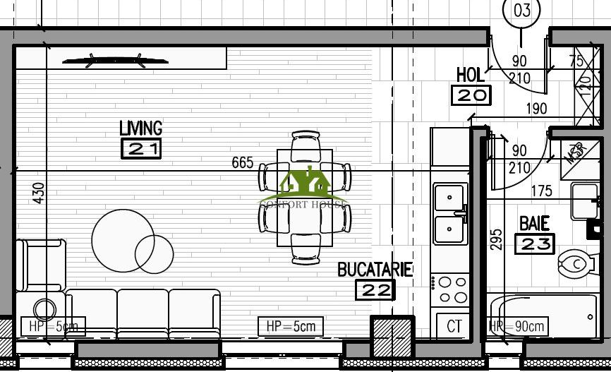 Garsoniera la parter inalt in BL.Nou str.Ostroveni - Poză 8