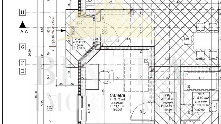 Duplex parter 97mp utili+ teren 375mp Giarmata- cartier nou - Poză 3