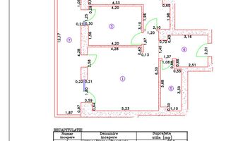 VANZARE APARTAMENT 80MP | 3 CAMERE | MOBILAT-UTILAT LUX | TERASA 24MP - Schiță 17
