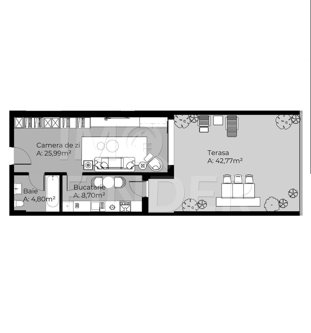 COMISION ZERO- Vanzare apartament o camera, decomandat, zona Soporului - Poză 1