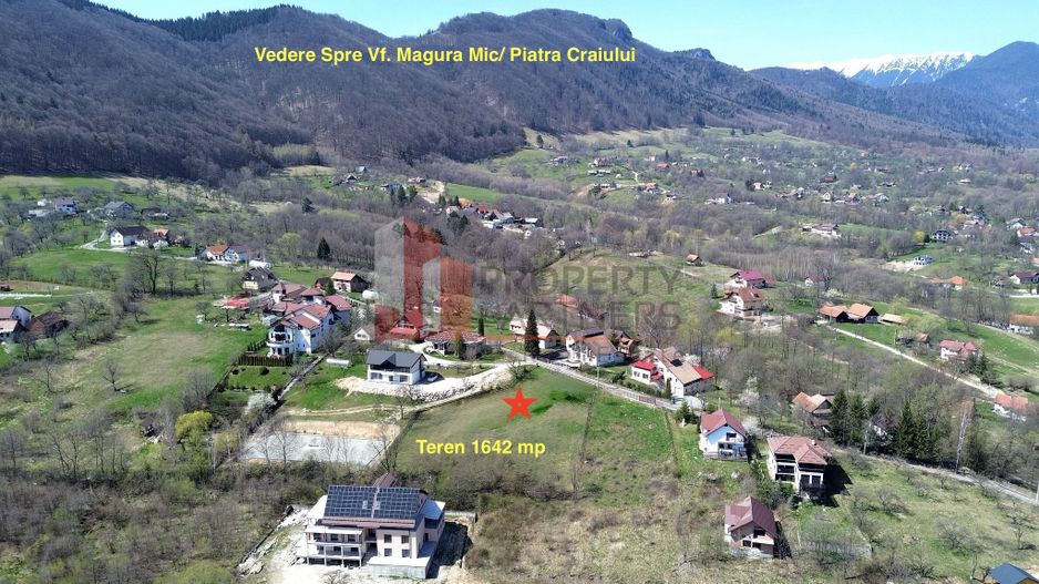 Teren intravilan 2.600 mp Predeluț Bran | Vedere Bucegi și Castelul Bran | Utili - Poză 4