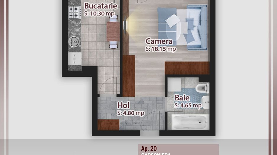 GARSONIERA DECOMANDATA,BLOC PREMIUM. IDEAL LOCUINTA/INVESTITIE! - Poză 2