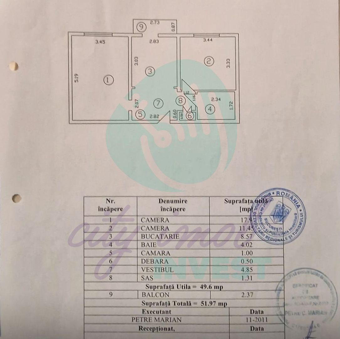 Apartament 2 camere, zona linistita - Poză 14
