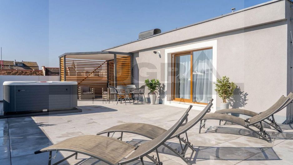 Apartament exclusivist cu terasă de 150 mp și jacuzzi încălzit - Poză 11