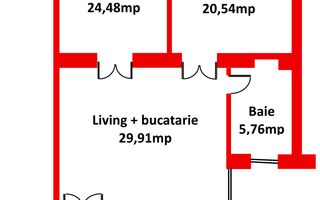 Inchiriere 3 camere  ultracentral, str. Iuliu Maniu, Oradea - Poză 14