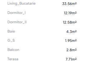 Apartament 3 camere Otopeni central | bloc nou, parcare, comision 0 - Schiță 12