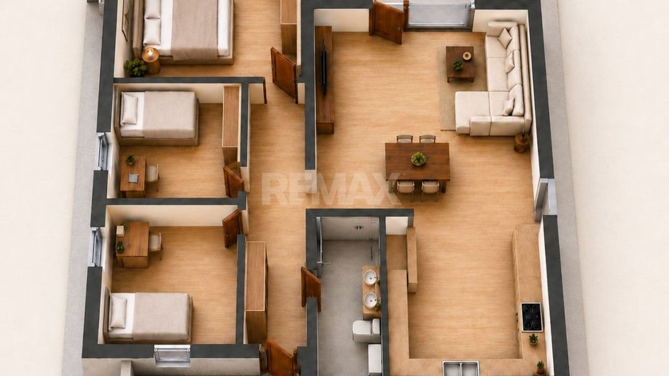 Casă modernă La Sarkis Village | Varianta sură | 153 mp | 6 ari | 175.000 € - Poză 7