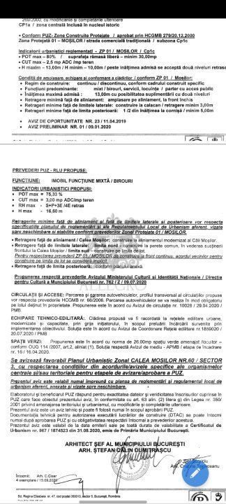 Teren Ultracentral | 300 mp | Cocor | Mosilor | PUZ Valid  | S+ P+4 - Poză 5