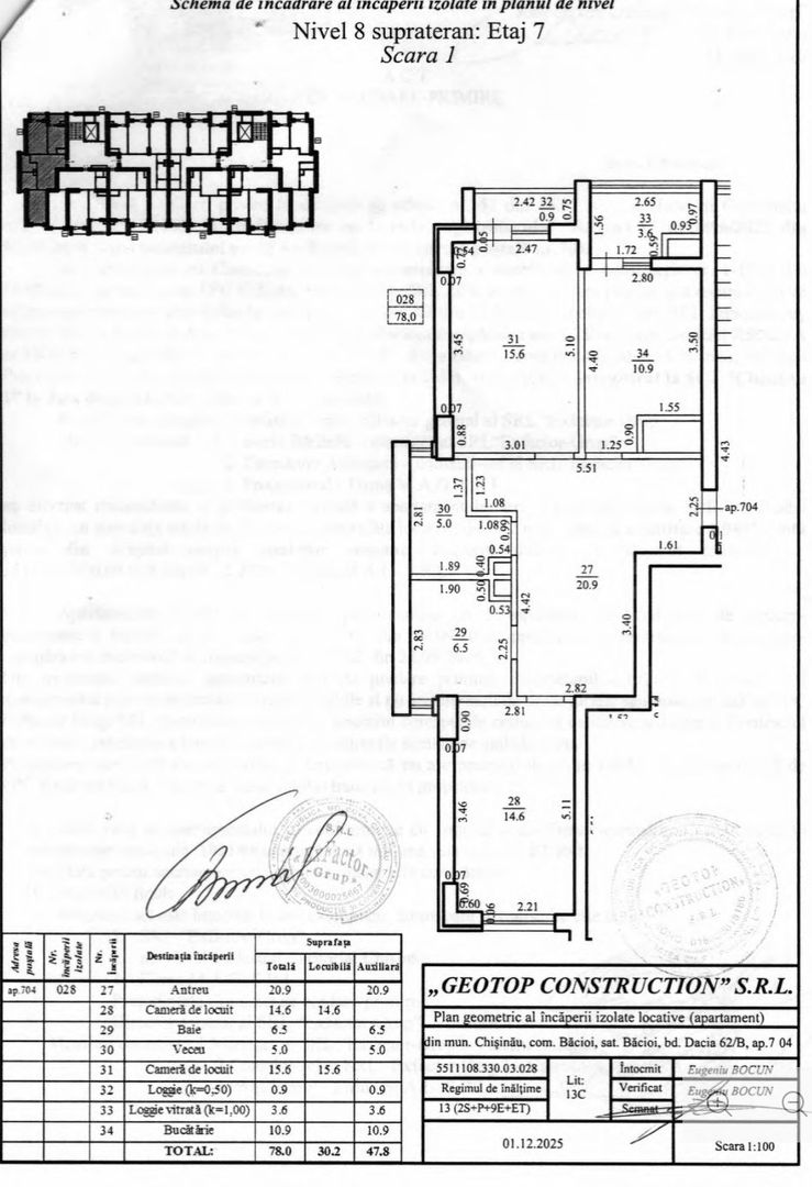 Vânzare, apartament, 2 camere, bd. Dacia, Botanica - Poză 21