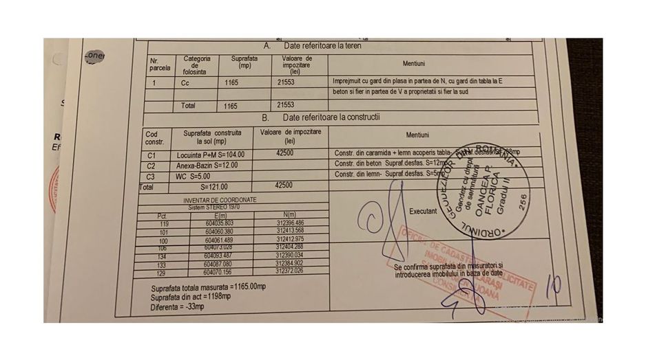 vila indiv+1198mp teren/pe DN4(sosBucuresti) in Frumusani/jud.Calarasi - Poză 37