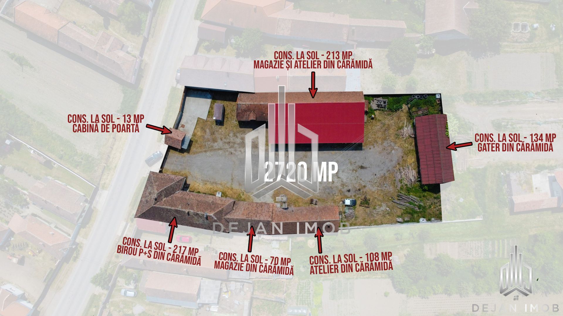 Teren 2.720 MP | Spațiu de birouri | Aita Mare - Poză 1