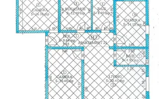 Apartament 4 camere – 116 mp utili | Complet renovat | Kogălniceanu – Piața Cluj - Schiță 22