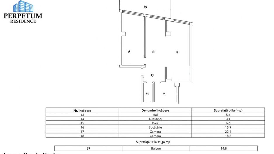 Tomis Nord/Carrefour -Vanzare apartament cu 2 camere, bloc nou. - Poză 9