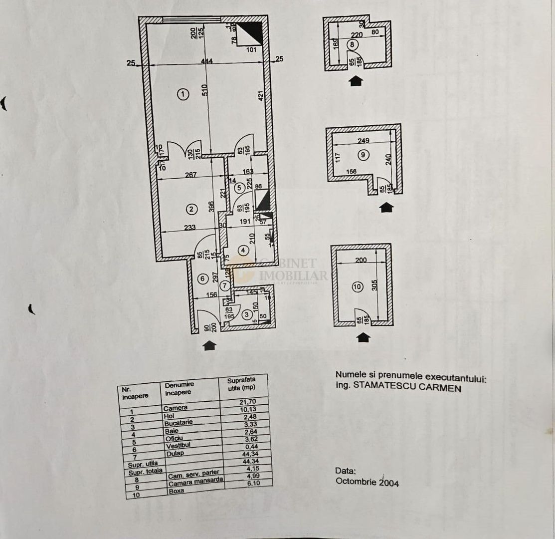 Biserica Armeneasca - Bd. Carol | Etaj Intermediar | Centrala Proprie - Schiță 8