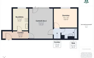 Apartament cu 2 camere - Zona Șagului - Timișoara - Poză 17