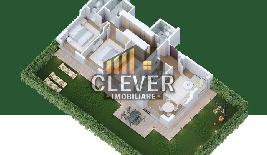 Direct Dezvoltator: Apartament cu 3 Băi și Grădină Privată | Comision 0% - Schiță 13