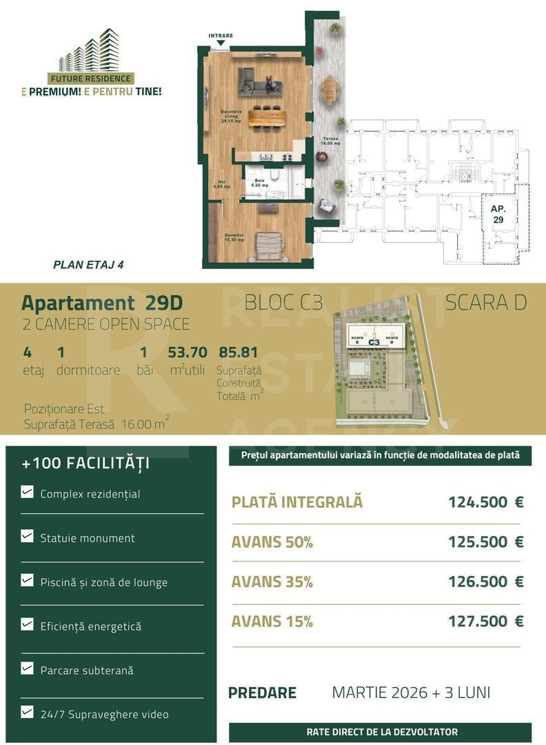 Vânzare, apartament, 2 camere, zona Torontalului, Timișoara - Poză 8