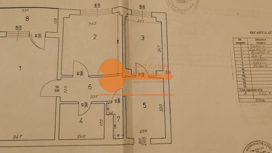 2 camere decomandat | 58,85 mp | lângă Metrou Lujerului - Schiță 17