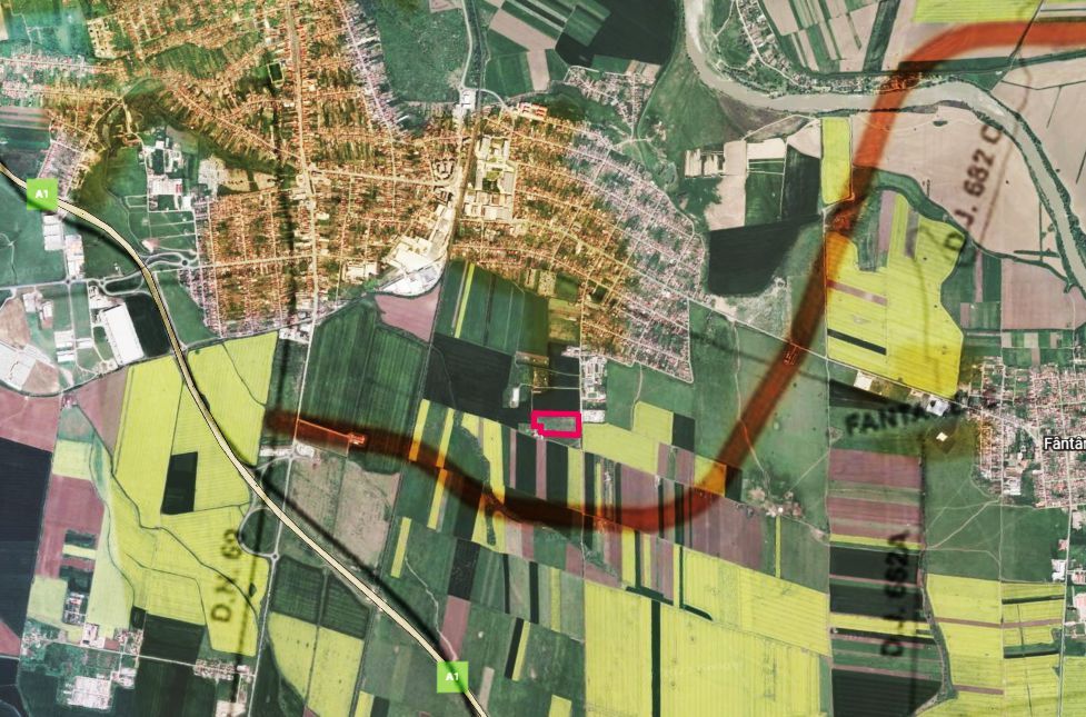Teren 3.65h zonă industrială, Sânicolaul Mic. - Poză 1