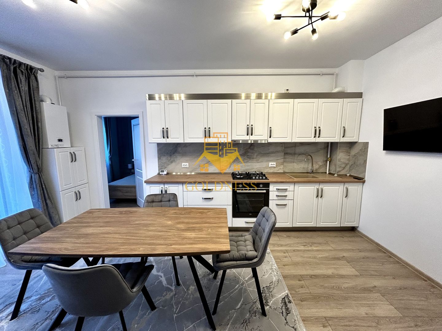 3 camere open space, Parcare, Premium, Zona Cetatii, Floresti - Poză 9