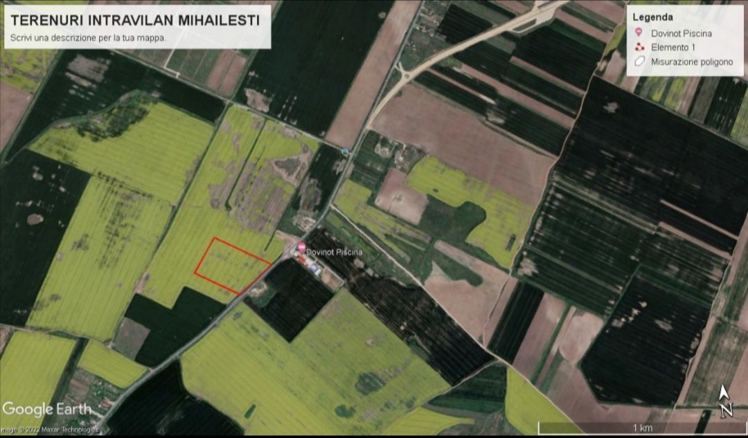 Teren intravilan 57500 mp - Mihailesti - Giurgiu - Poză 1