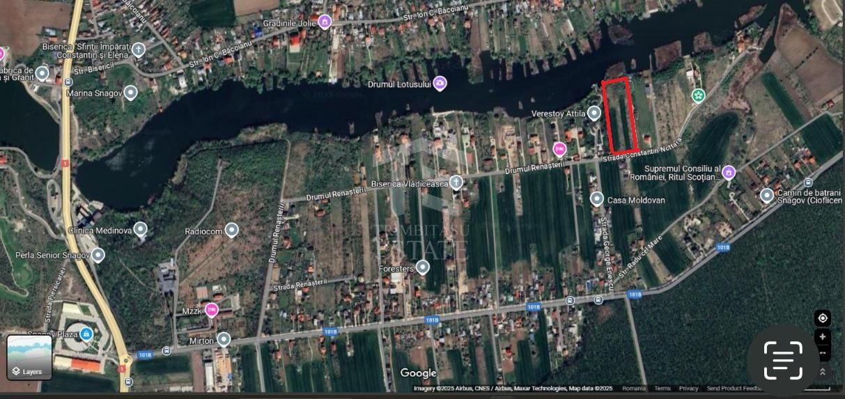 Teren cu deschidere lac Snagov Vladiceasca - Poză 1