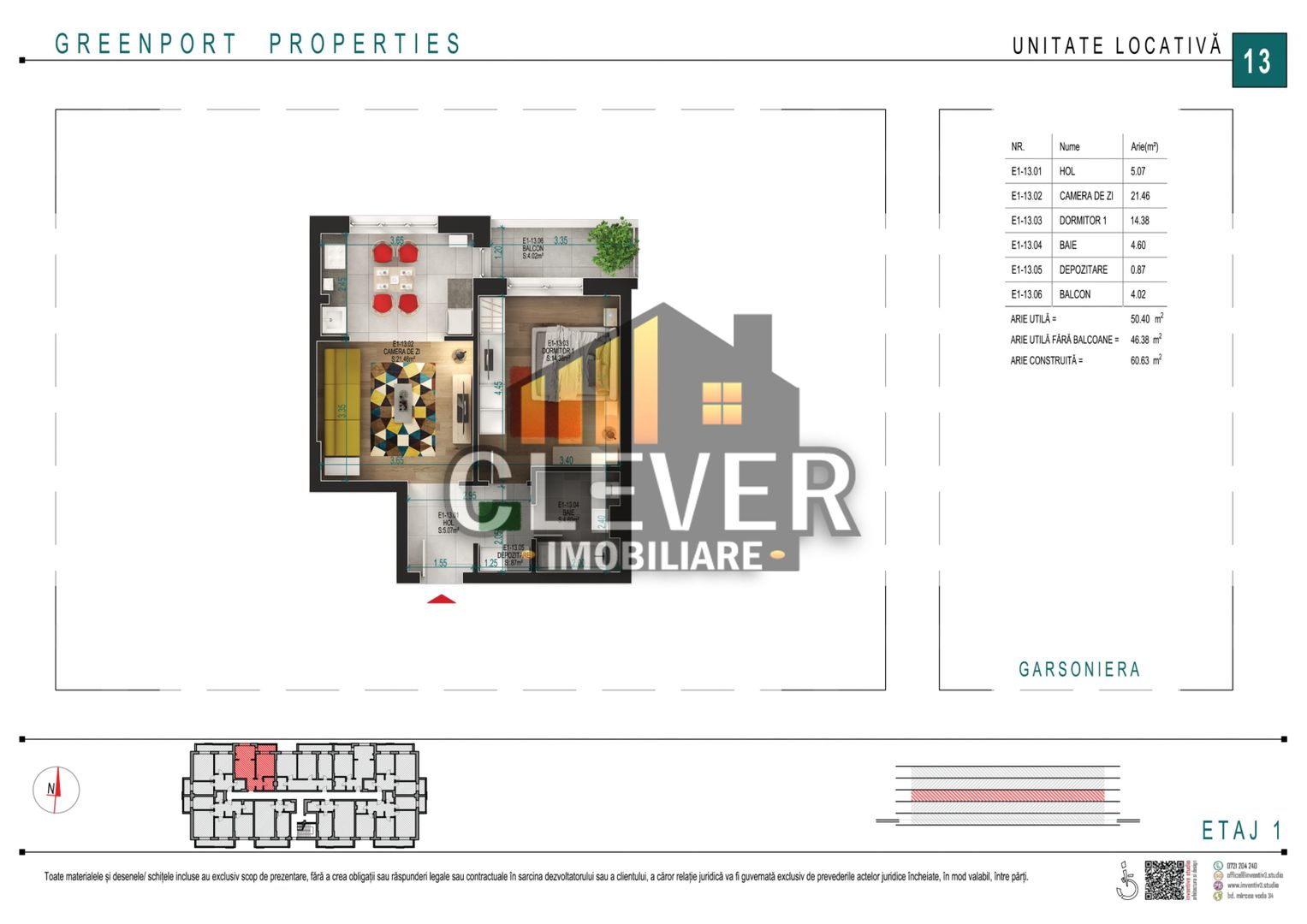 Oportunitate Investitie- 2 camere-Th. Pallady- Parcare BONUS - Poză 2