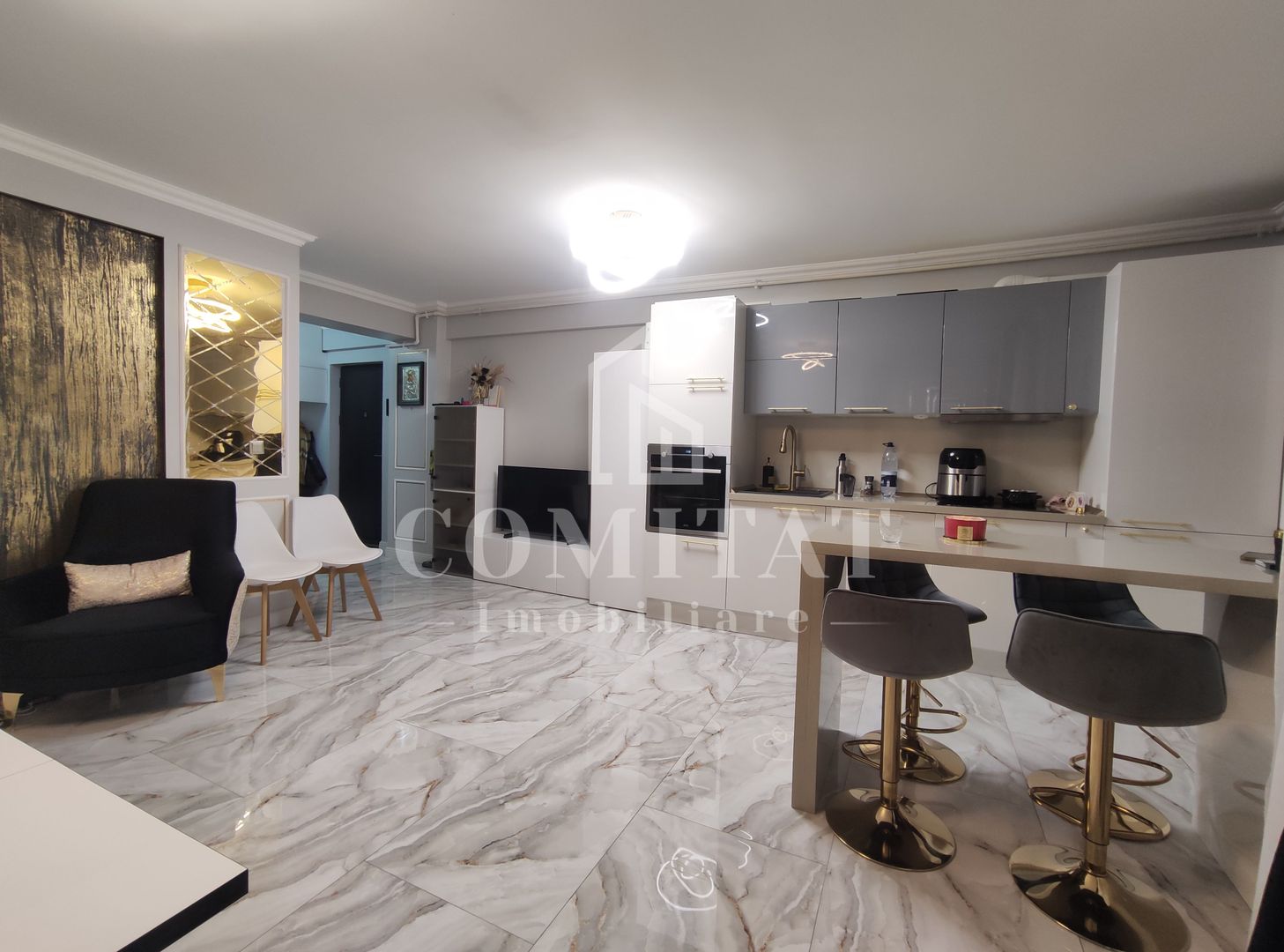 Apartament | 3 camere | Cartierul dambu rotund | zona Mega image - Poză 3