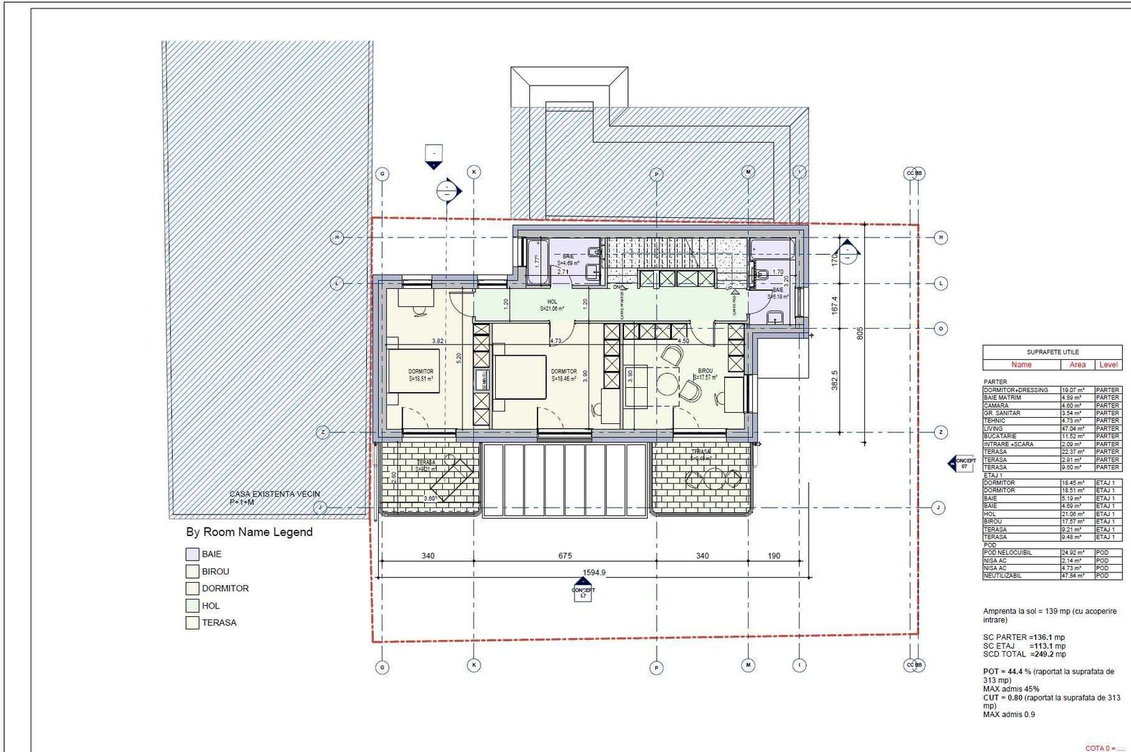 TEREN 313MP | DUBLA DESCHIDERE | PROIECT PROPUS - Schiță 3