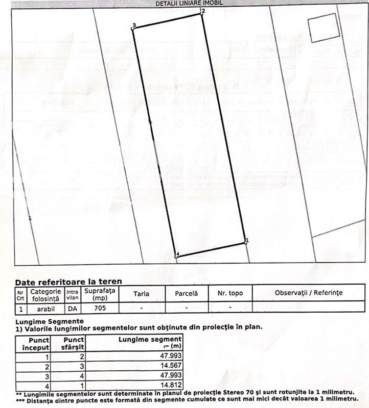 Teren intravilan de vânzare în Oșorhei - Poză 2
