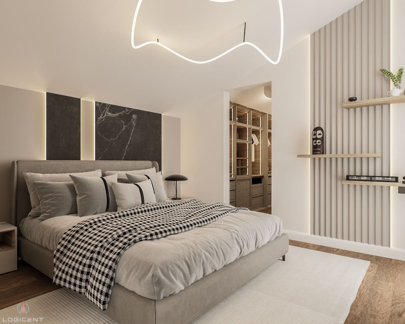 APARTAMENT NOU - 2 camere, parter, cu GRĂDINĂ, Complex LOGICENT; - Poză 6