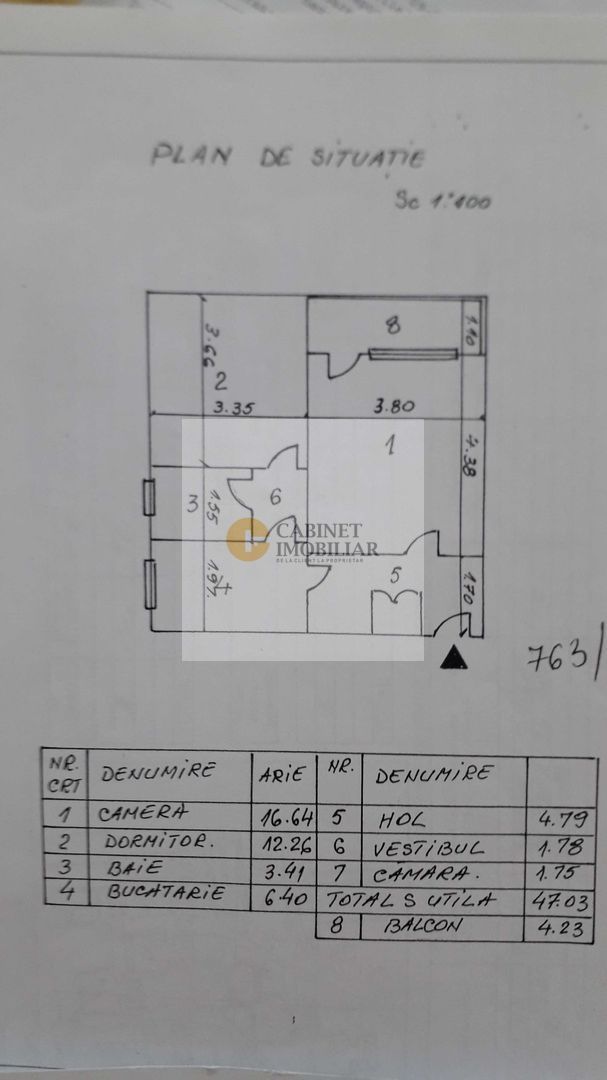 2 Camere - 52MP | Decomandat | Renovat | Metrou Raul Doamnei - 9 min - Schiță 8