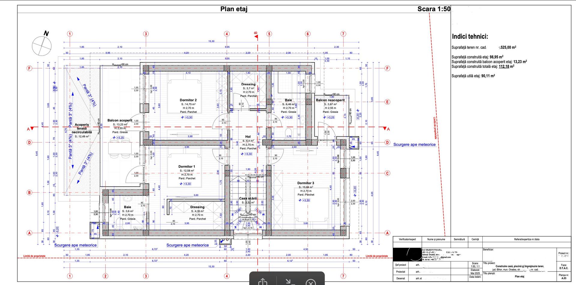 Casa premium in stil Mediteranean, zona Dealuri | Spitalul Judetetan - Schiță 5