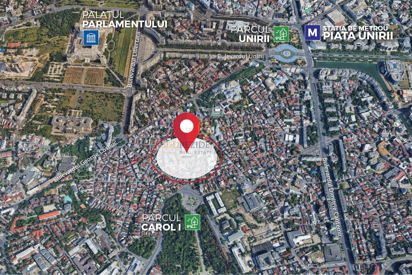 Teren 1883 mp in zona centrala, deschidere stradala, Parcul Carol - Poză 2