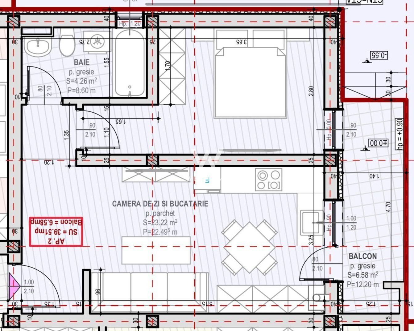 Apartament 2 camere cu POD - zona Unirii, Selimbar - Poză 8