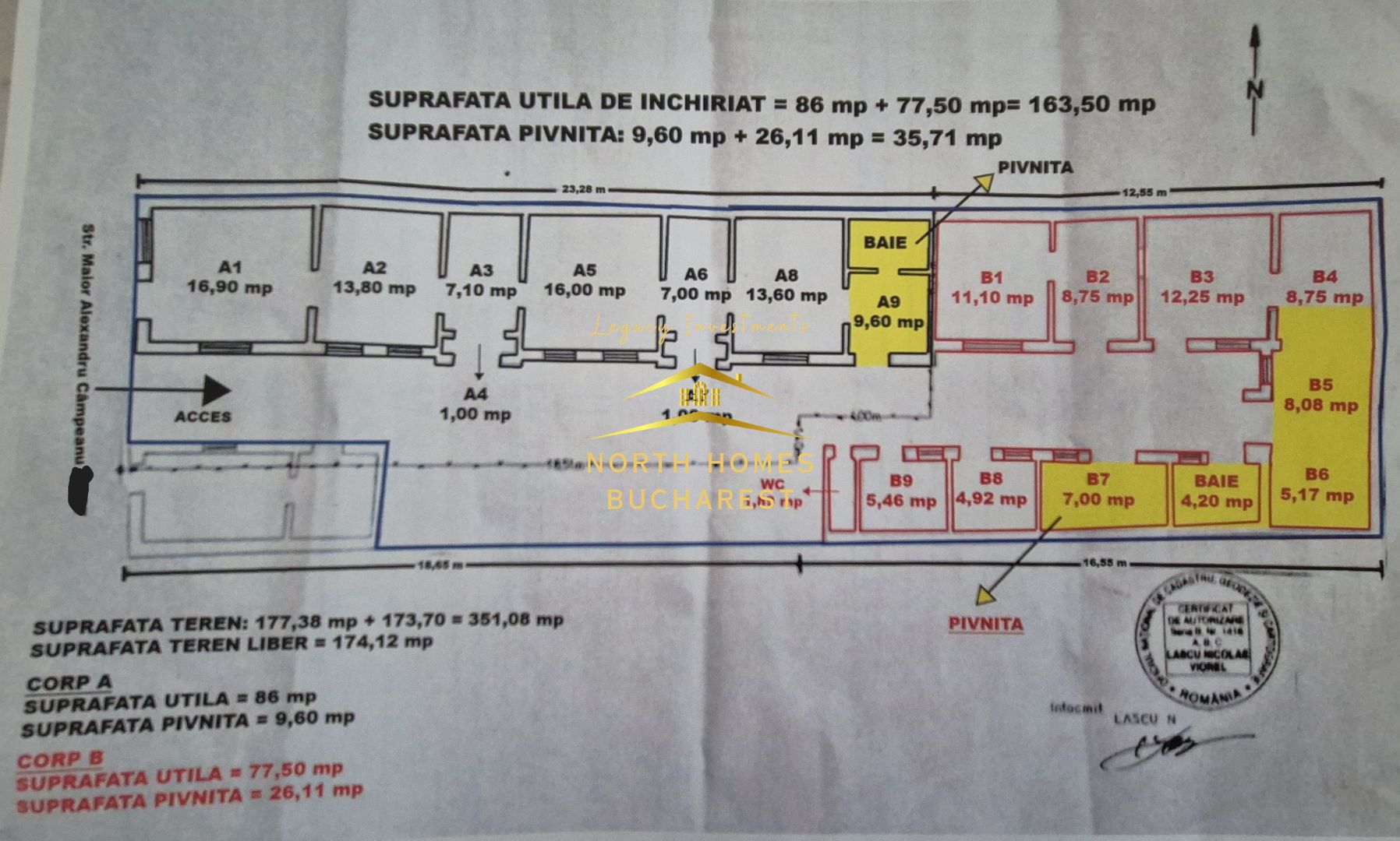 Spațiu Comercial de Vânzare în Domenii – 14 Camere, 351 mp Teren - Poză 4