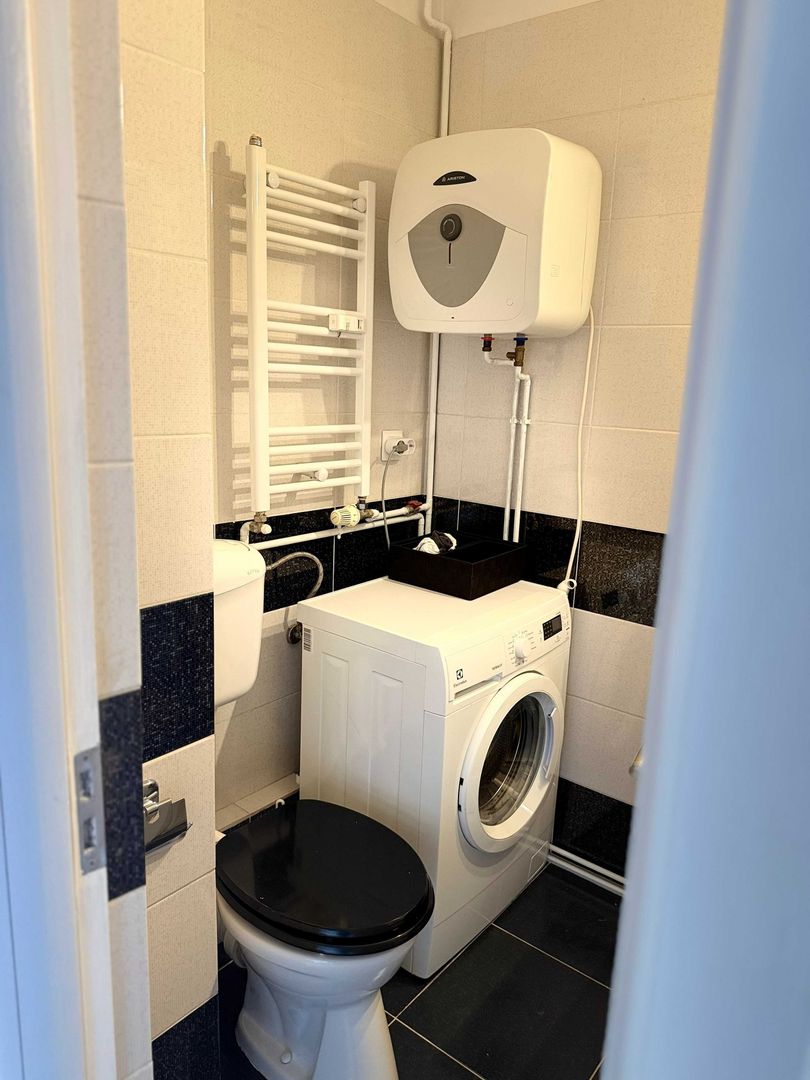 Studio modern 40 mp, renovat, boiler, 5 min metrou Piața Muncii, zona Decebal - Poză 5